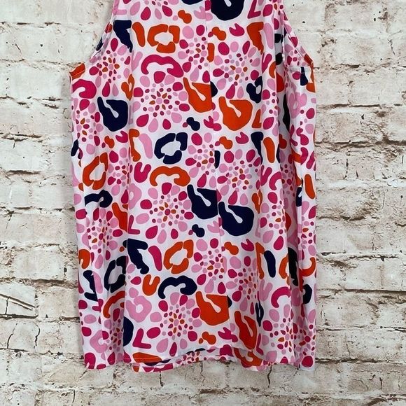 Buckhead Betties Sz M Sleeveless Multicolor Print Top - Picture 3 of 6